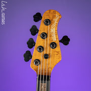 Ernie Ball Music Man Sting Ray 5 35th Anniversary String Bass Spalted Sunburst