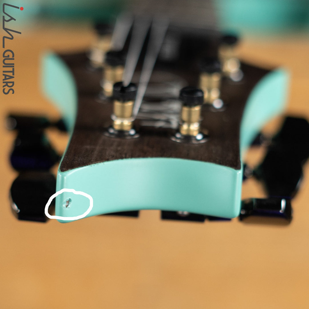 PRS Custom 24 Wood Library Seafoam Green Satin Demo