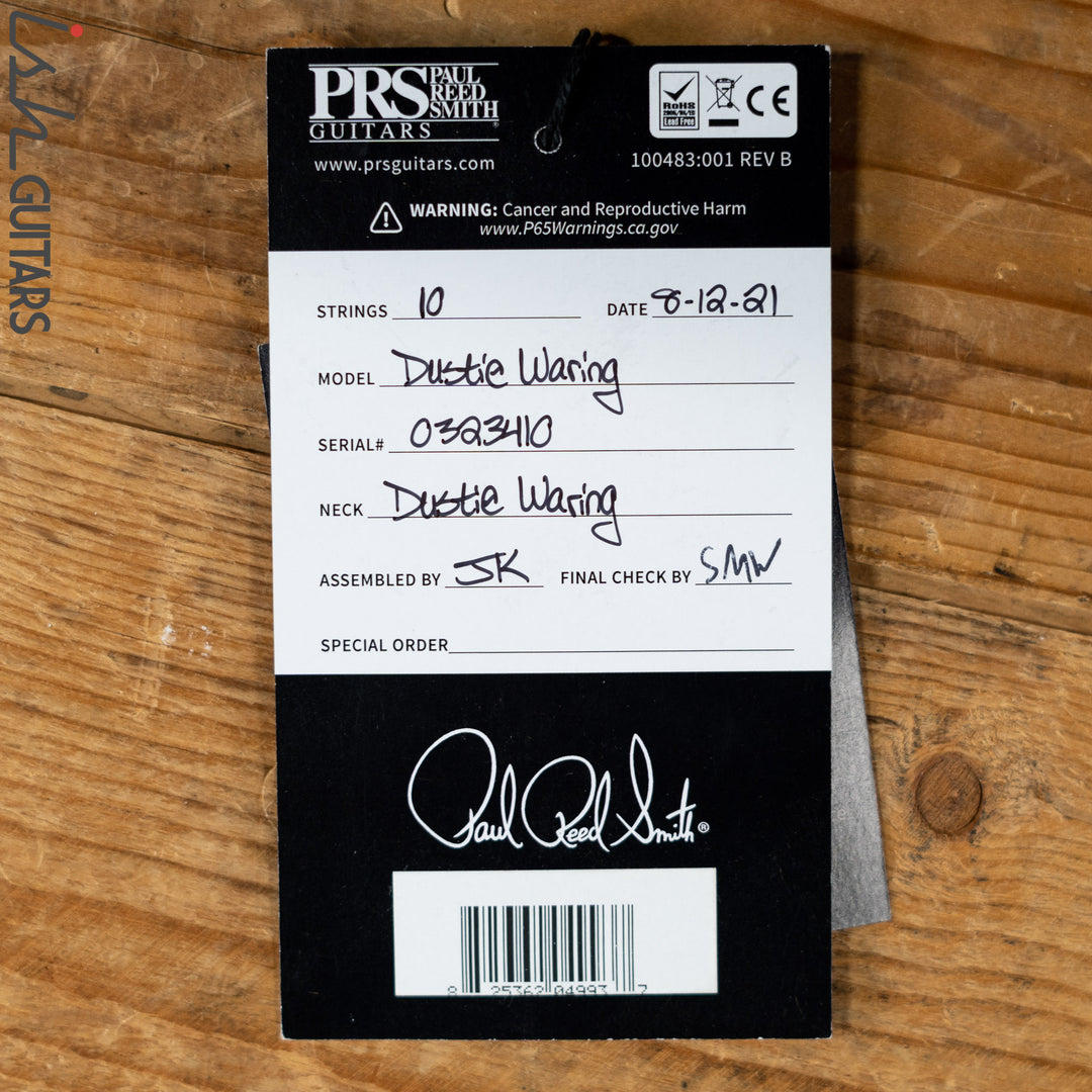 2021 PRS Dustie Waring DW CE 24 Floyd Faded Blue Smokeburst