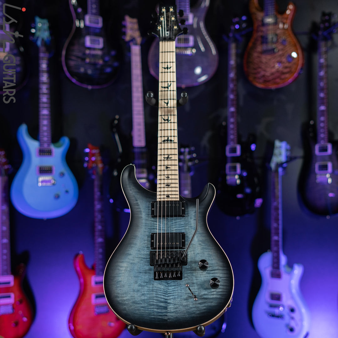 2021 PRS Dustie Waring DW CE 24 Floyd Faded Blue Smokeburst