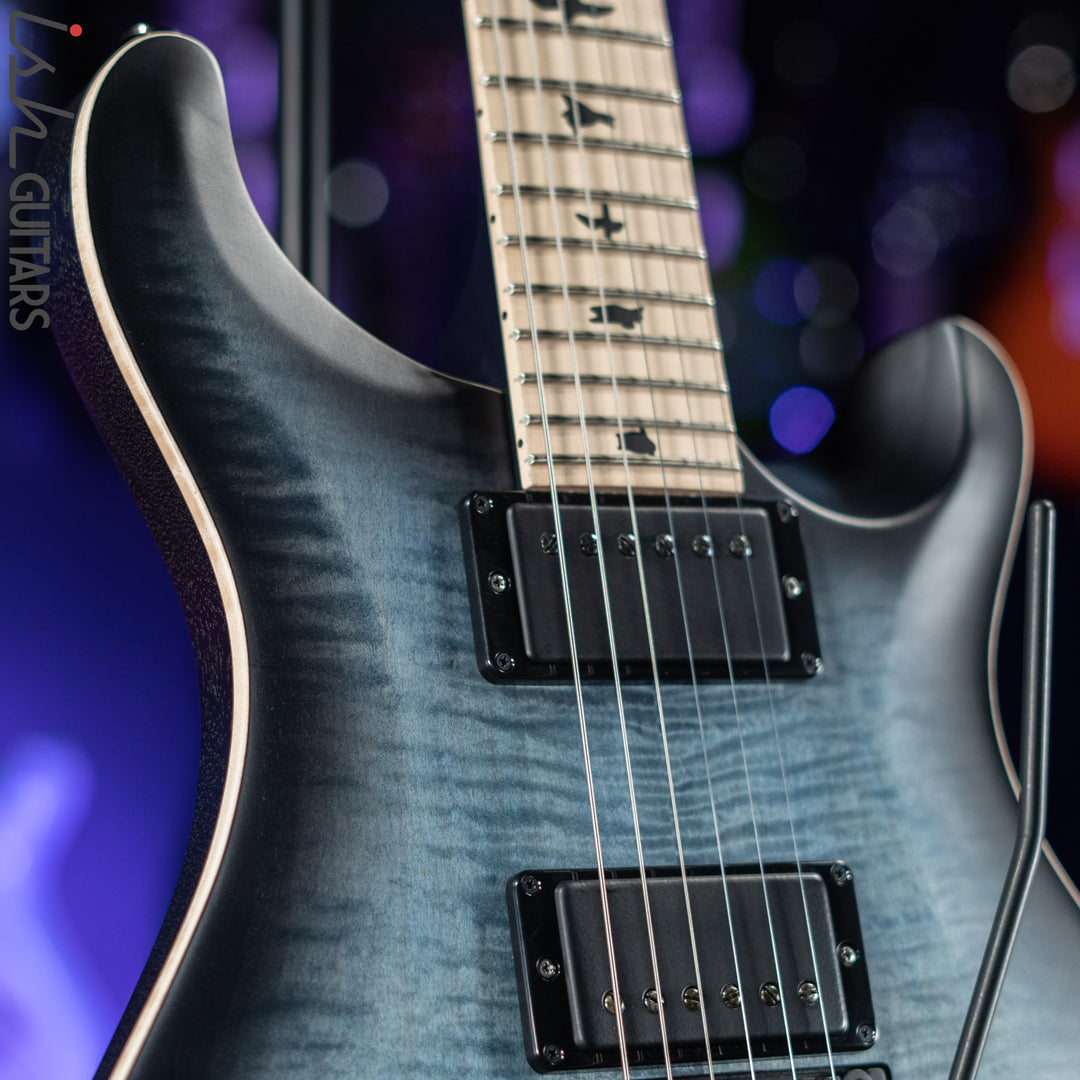 2021 PRS Dustie Waring DW CE 24 Floyd Faded Blue Smokeburst