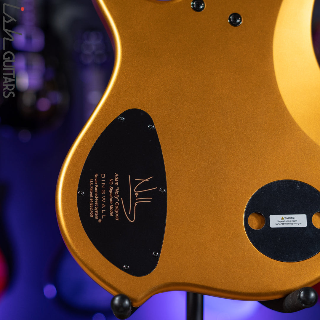 Dingwall NG-3 4-String Bass Matte Gold Metallic B-Stock