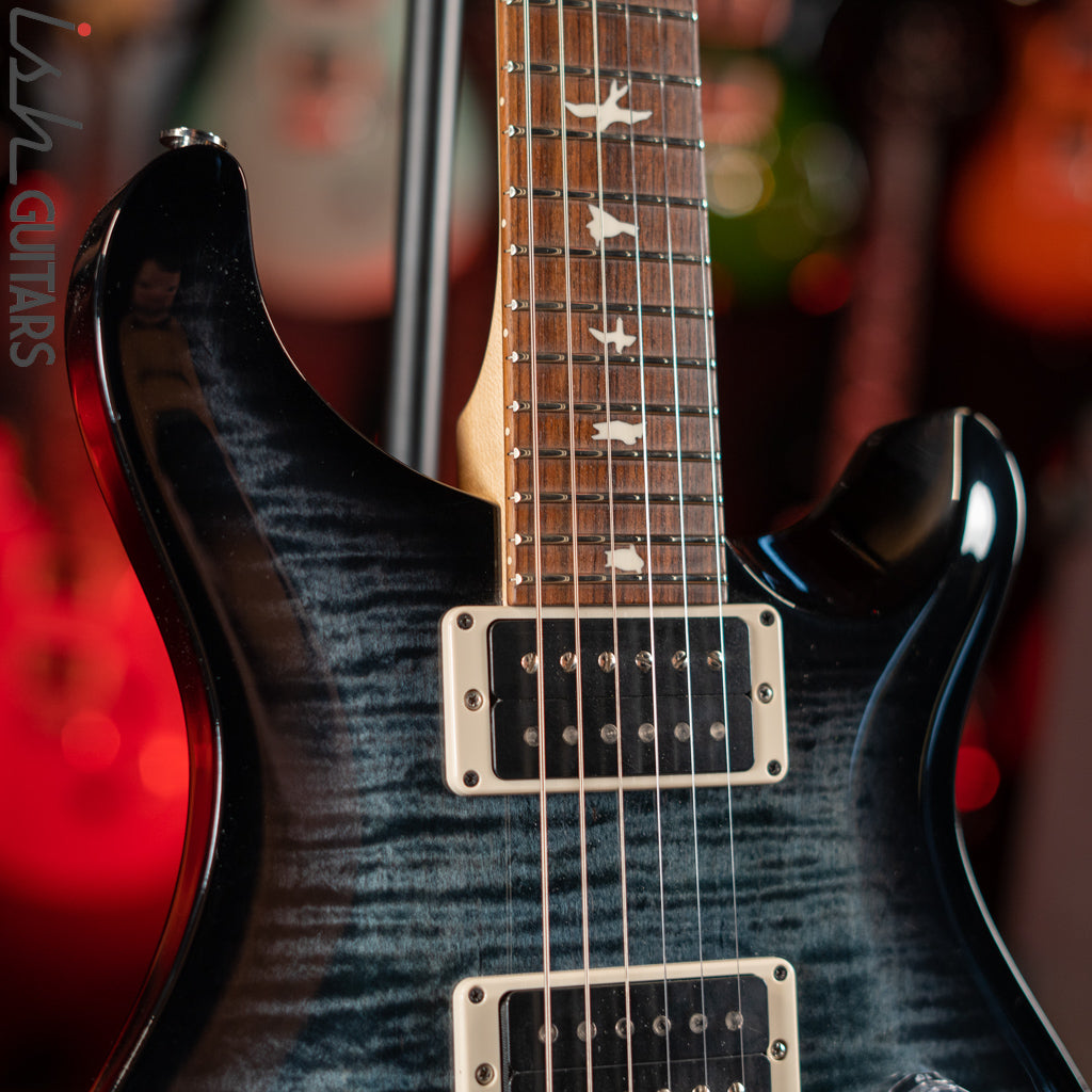 2021 PRS CE 24 Semi-Hollow Faded Whale Blue Smoked Wrap