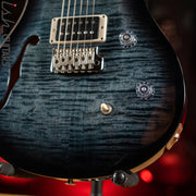 2021 PRS CE 24 Semi-Hollow Faded Whale Blue Smoked Wrap