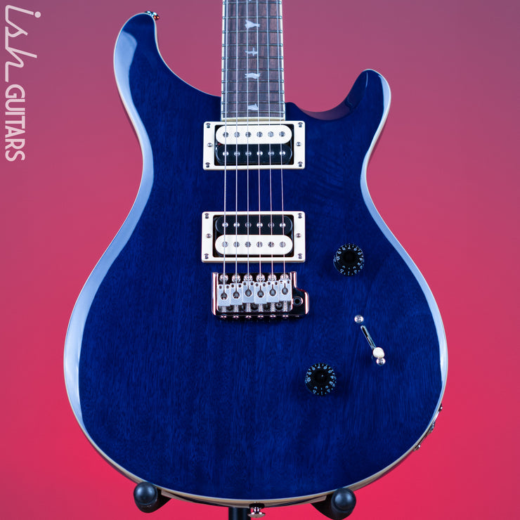 PRS SE Standard 24 Electric Guitar Translucent Blue Demo