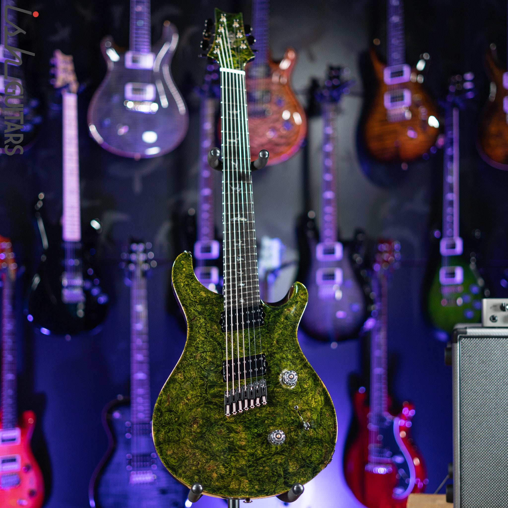 PRS Private Stock Custom 24 Multi-scale 7-String Burl Maple