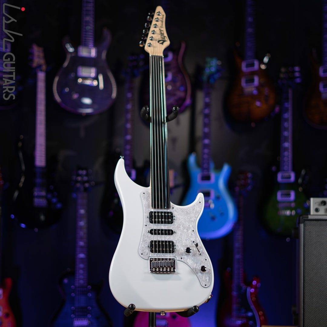 Vigier Excalibur Surfreter Supra Fretless Pearl White