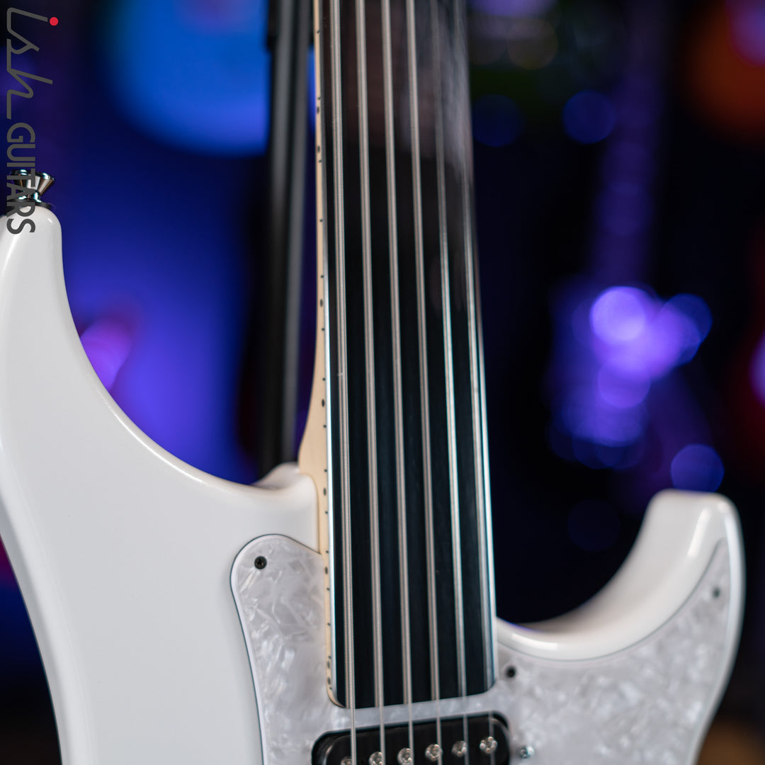 Vigier Excalibur Surfreter Supra Fretless Pearl White