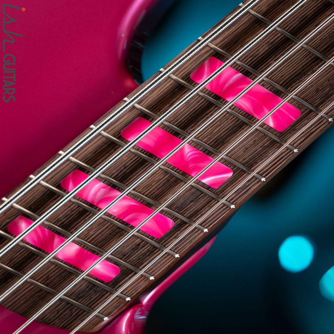 Dingwall Super J 5-String Bass Pink Metallic Gloss