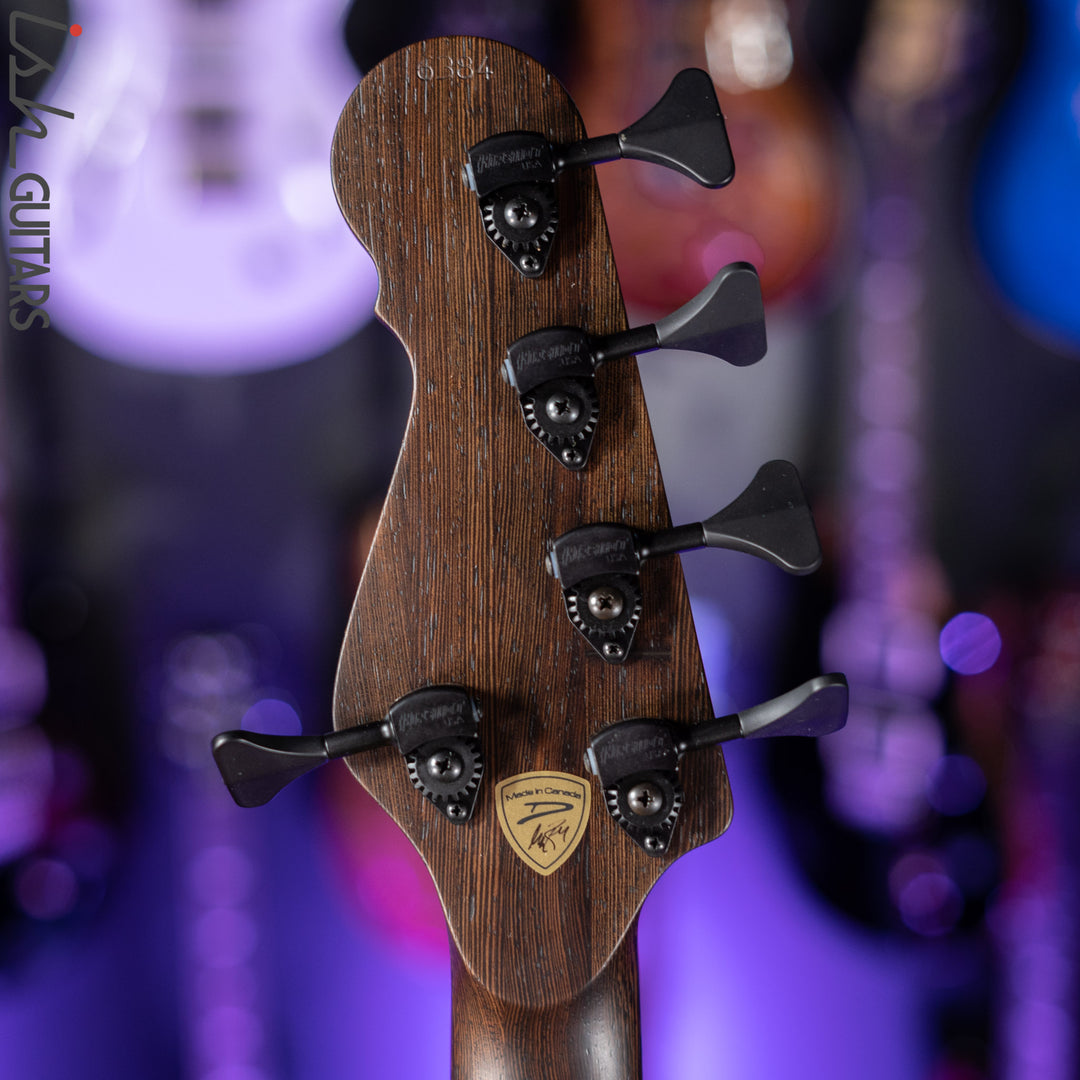 Dingwall Super-J 5-String Bass Satin Black with Green Ceruse