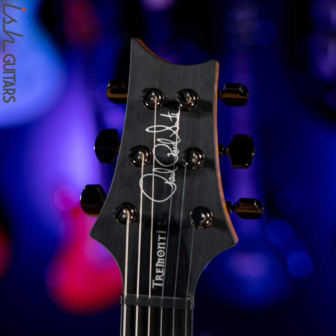 2021 PRS Wood Library Tremonti Obsidian 10-Top Torrefied Maple Neck