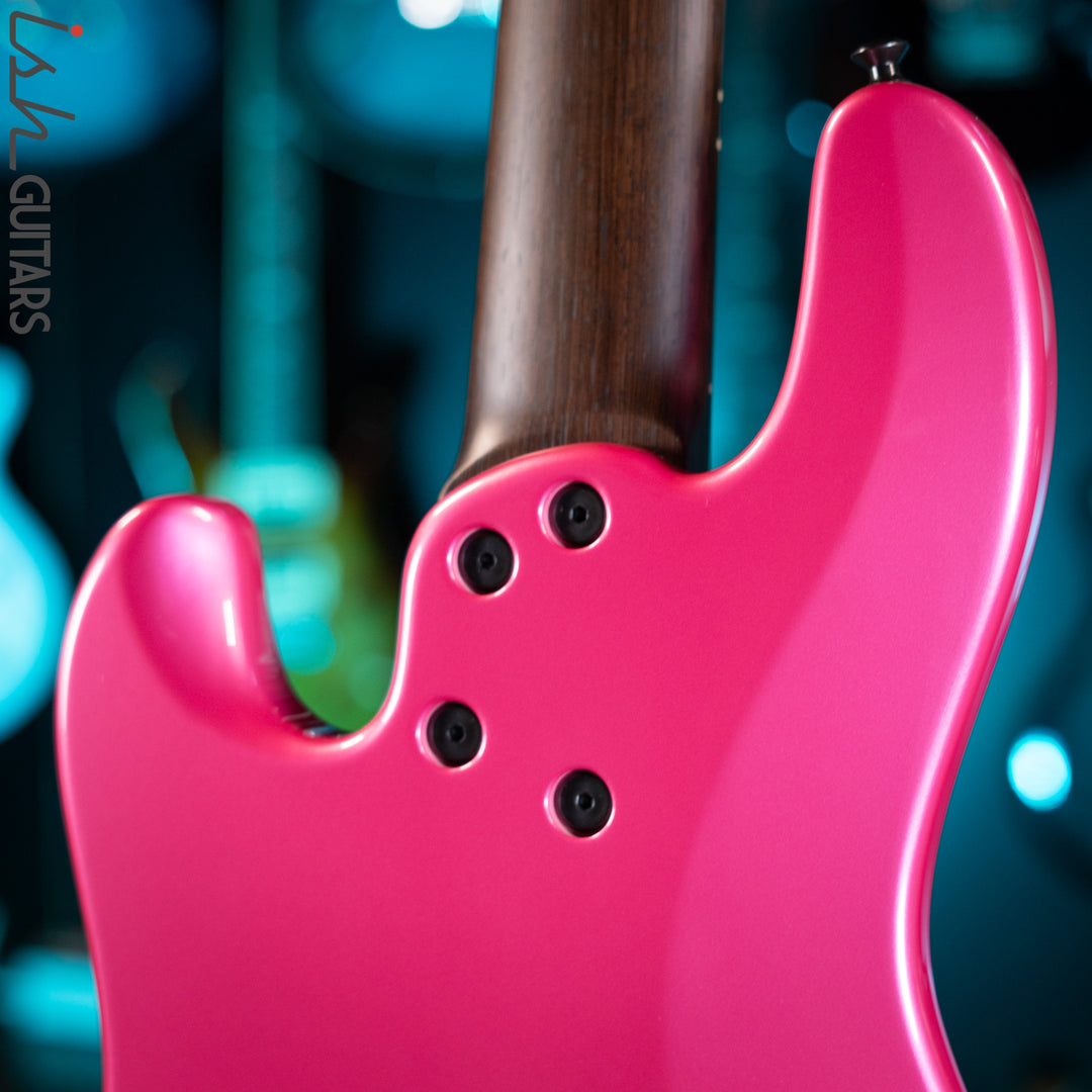 Dingwall Super J 5-String Bass Pink Metallic Gloss