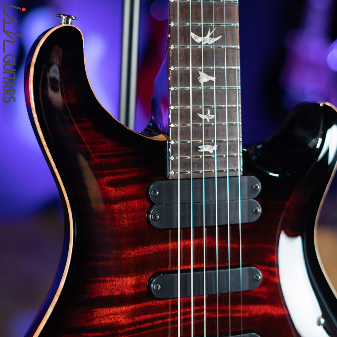 2021 PRS 509 Fire Red Burst Electric Guitar