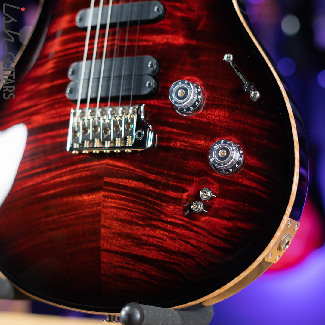 2021 PRS 509 Fire Red Burst Electric Guitar