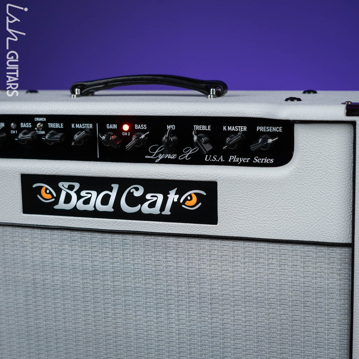 Bad Cat Lynx X USA Player Series 1x12 40W Guitar Combo Amplifier White Tolex