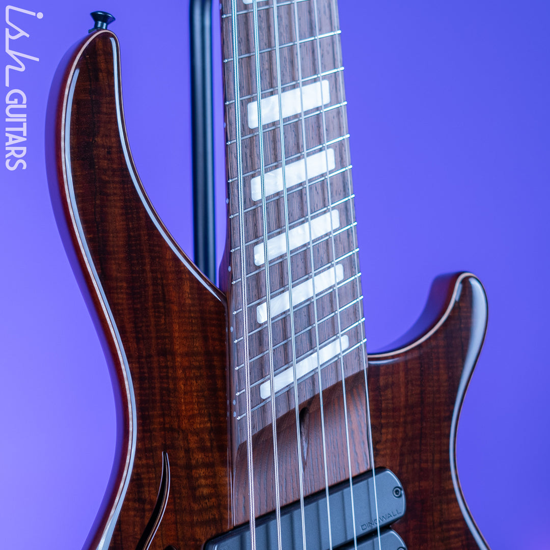 Dingwall Afterburner II 6-String Bass Natural Chambered Walnut NAMM 2022