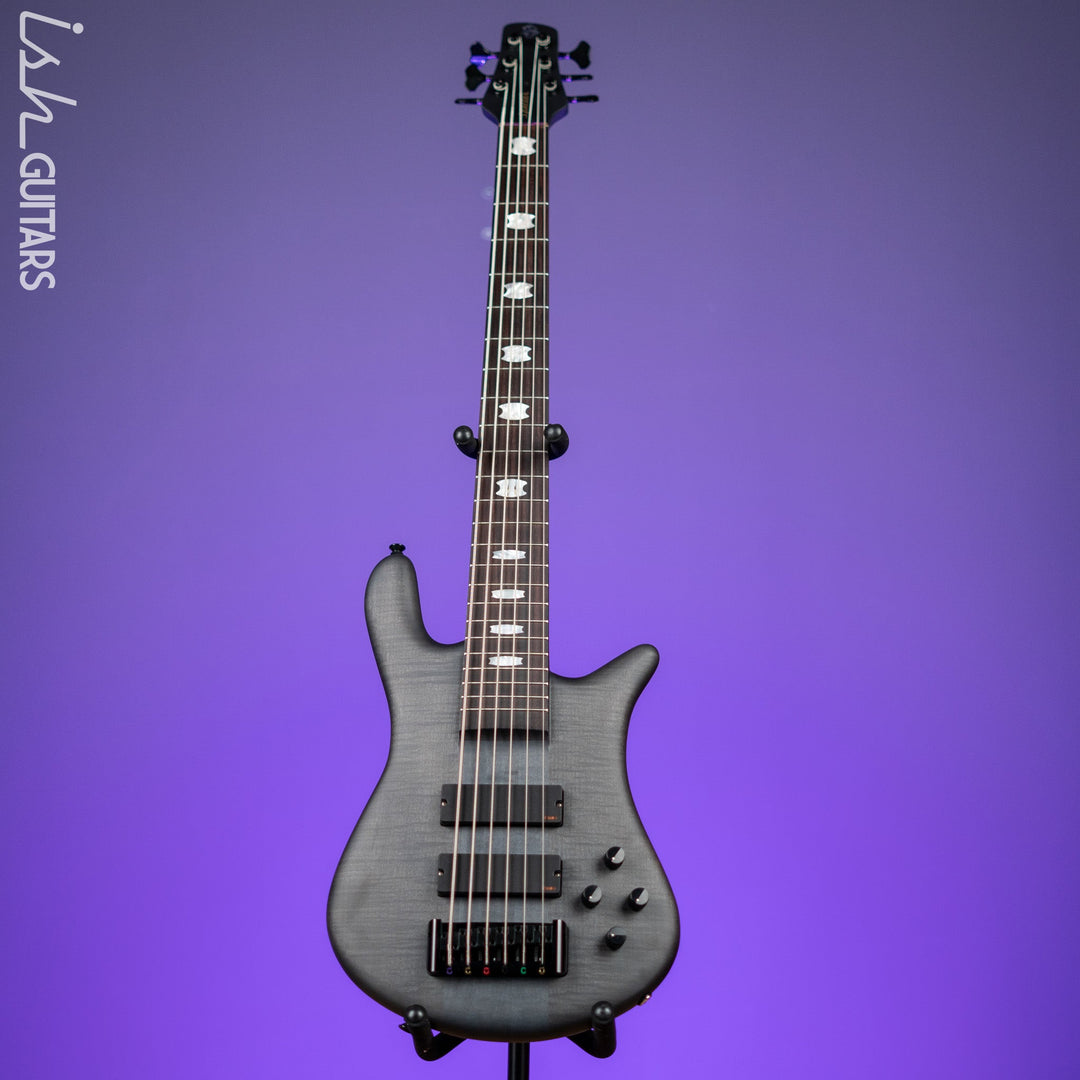 Spector Euro6 LX 6-String Bass Trans Black Stain Matte