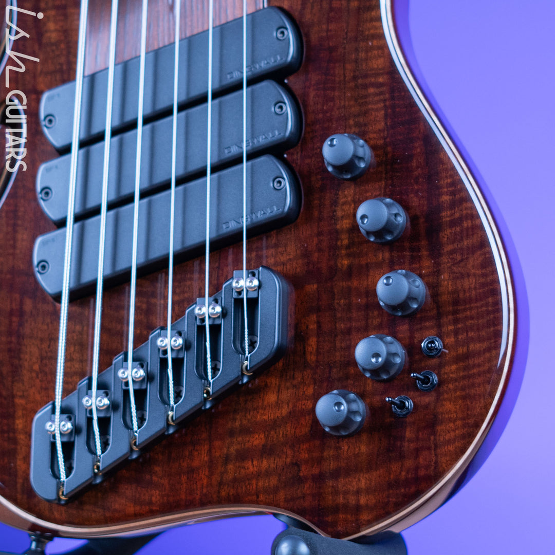 Dingwall Afterburner II 6-String Bass Natural Chambered Walnut NAMM 2022