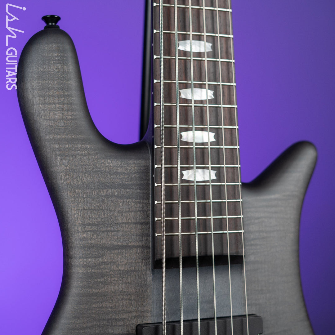 Spector Euro6 LX 6-String Bass Trans Black Stain Matte