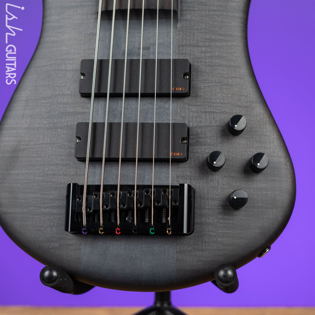 Spector Euro6 LX 6-String Bass Trans Black Stain Matte