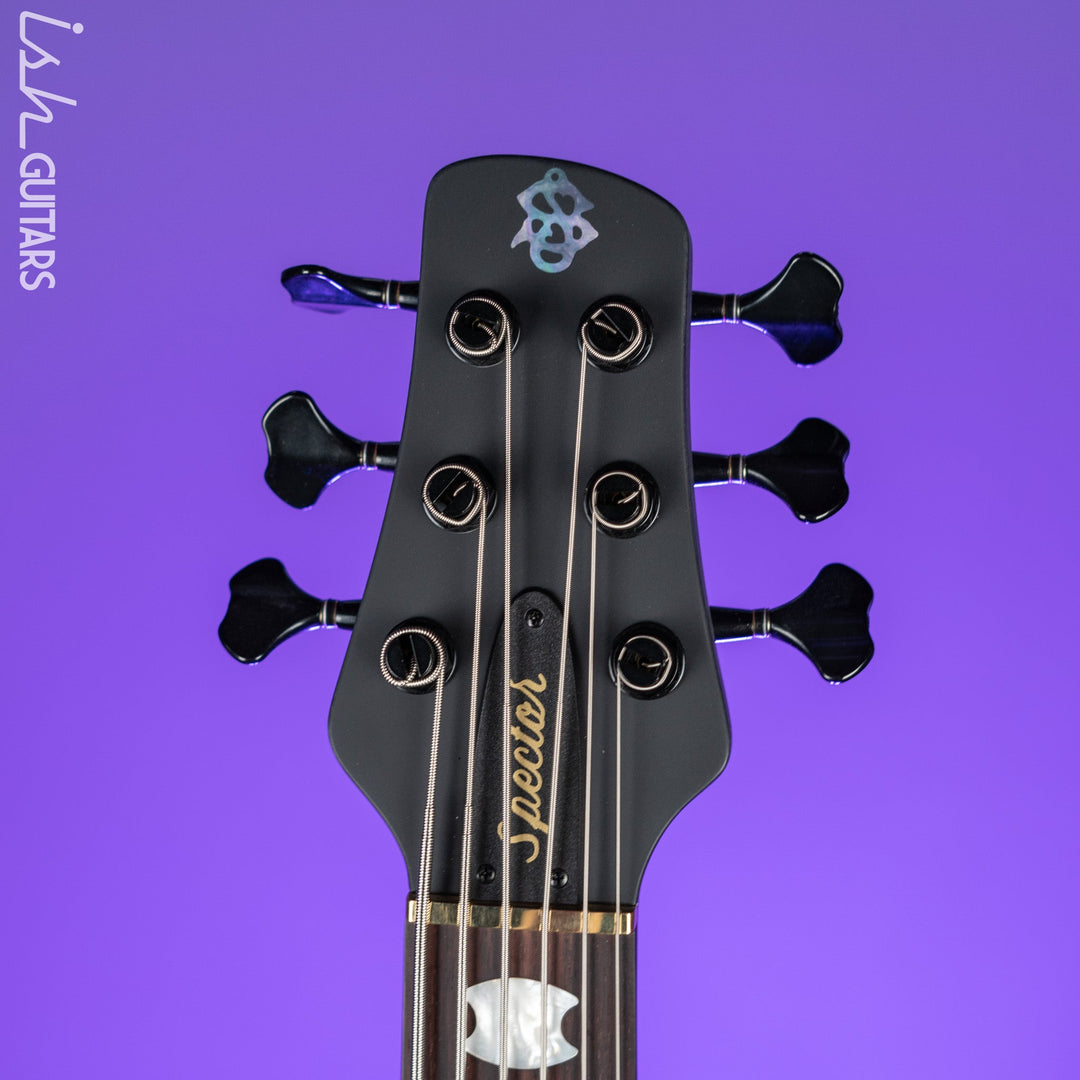 Spector Euro6 LX 6-String Bass Trans Black Stain Matte