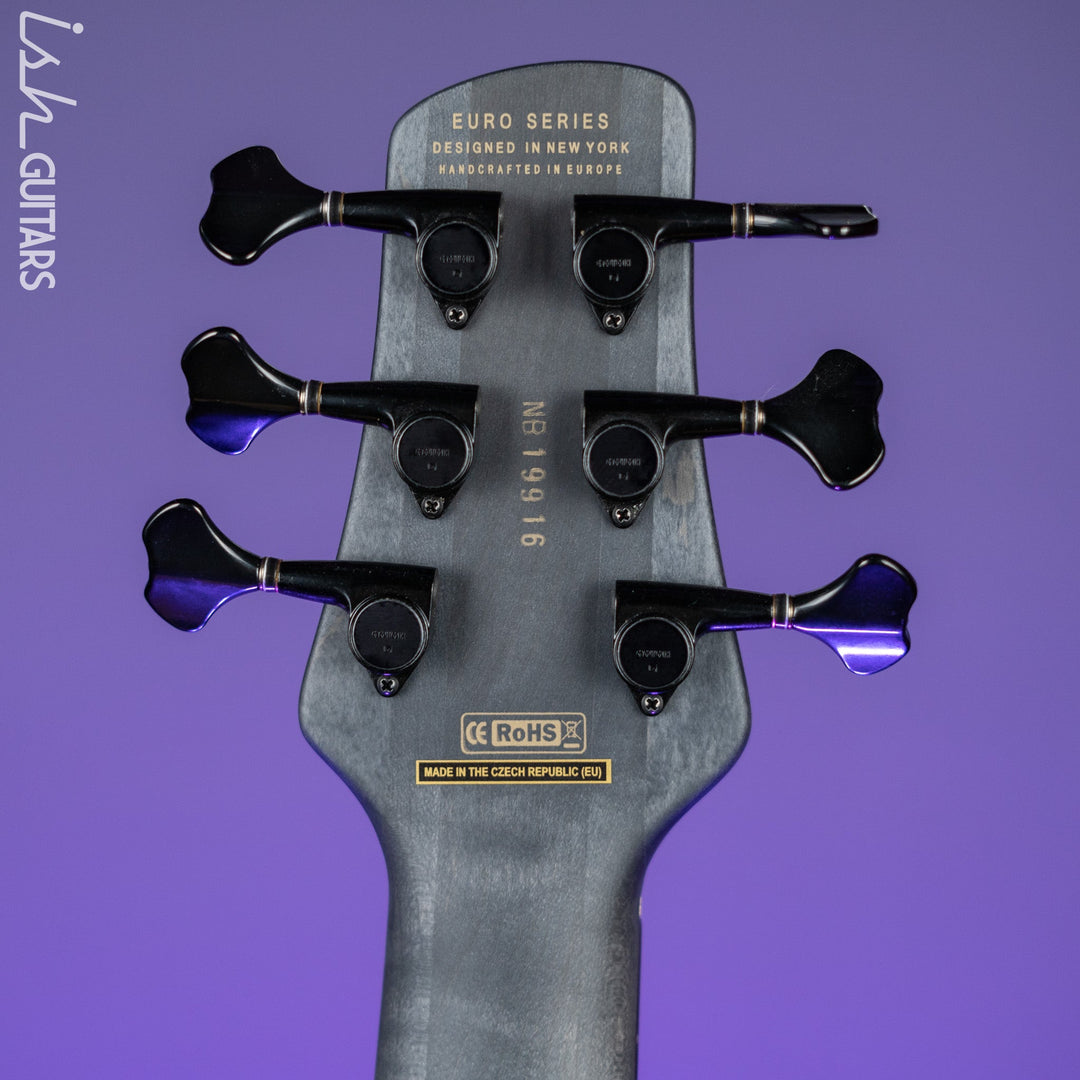 Spector Euro6 LX 6-String Bass Trans Black Stain Matte