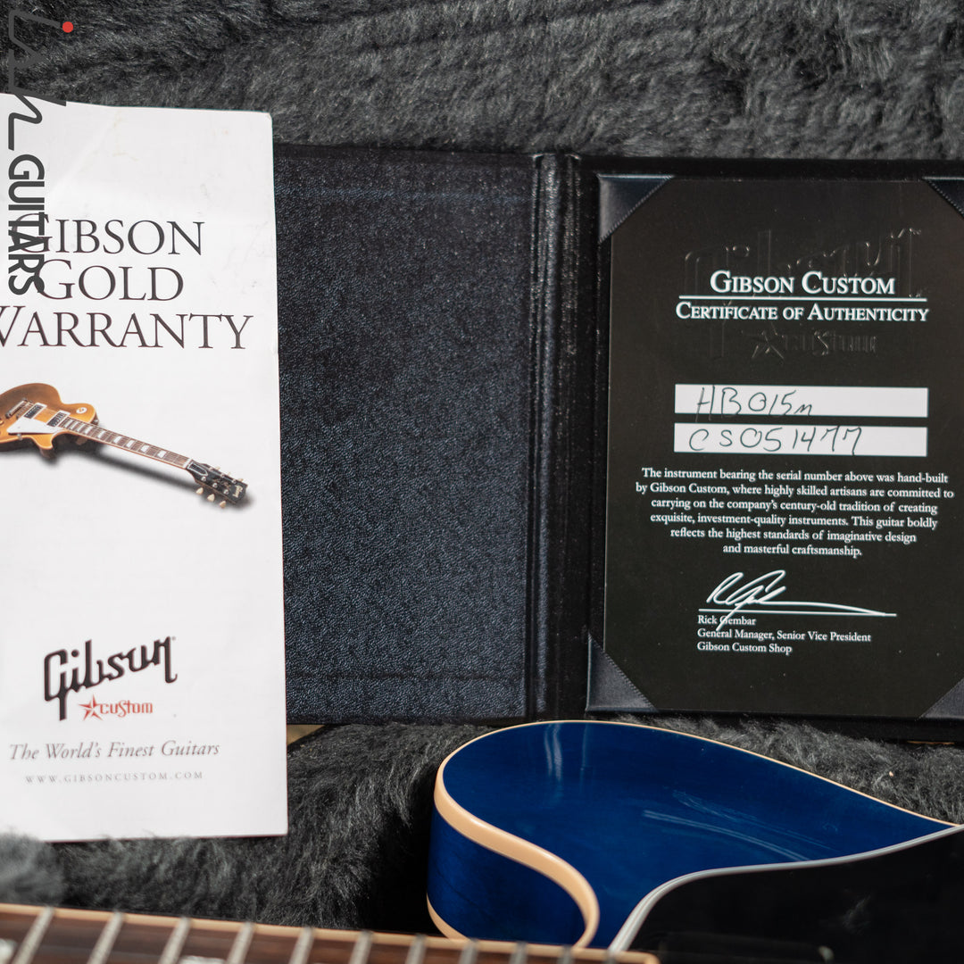 2010 Gibson Custom ES-330L Beale Street Blue