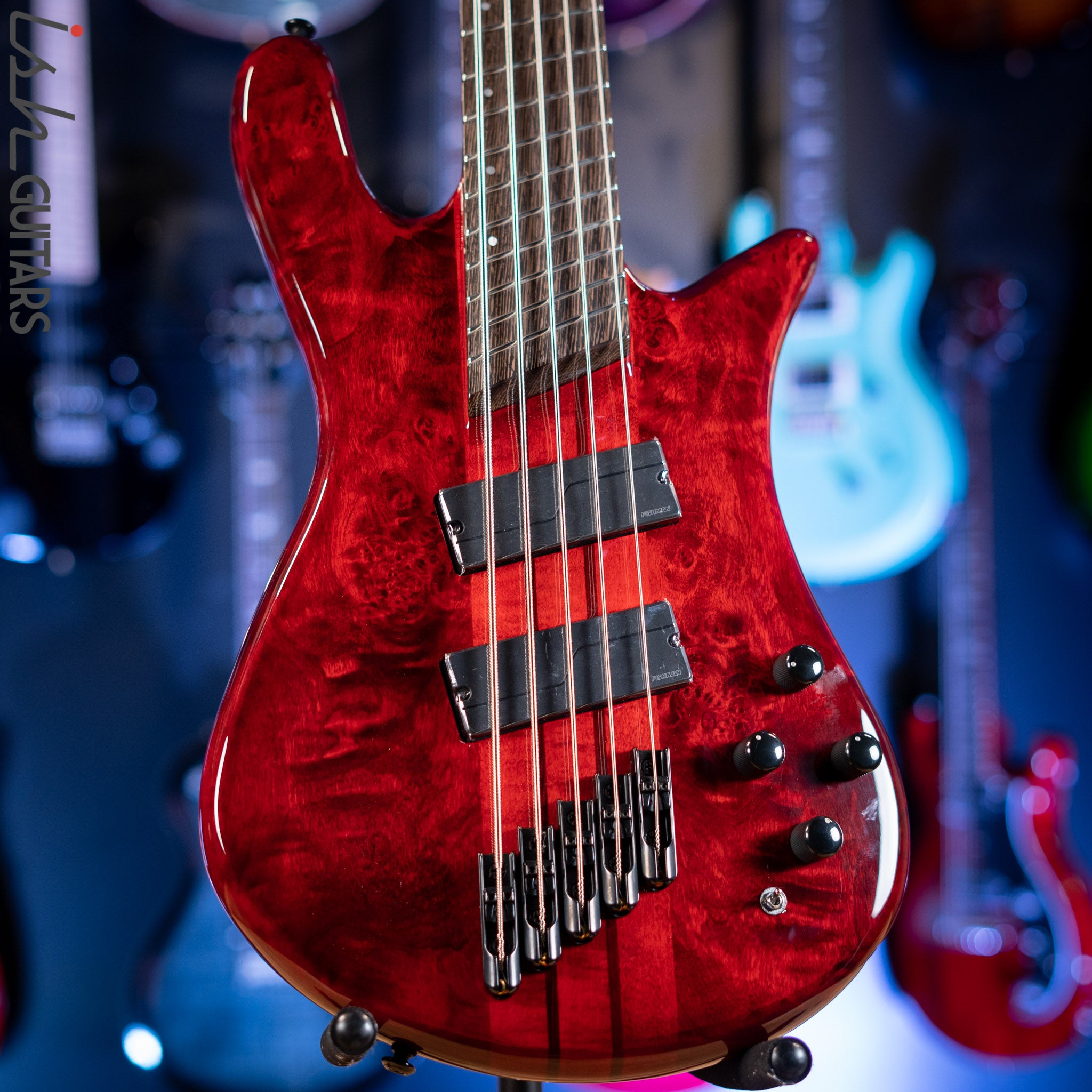 Spector NS Dimension 5 Multiscale Bass Inferno Red Gloss – Ish Guitars