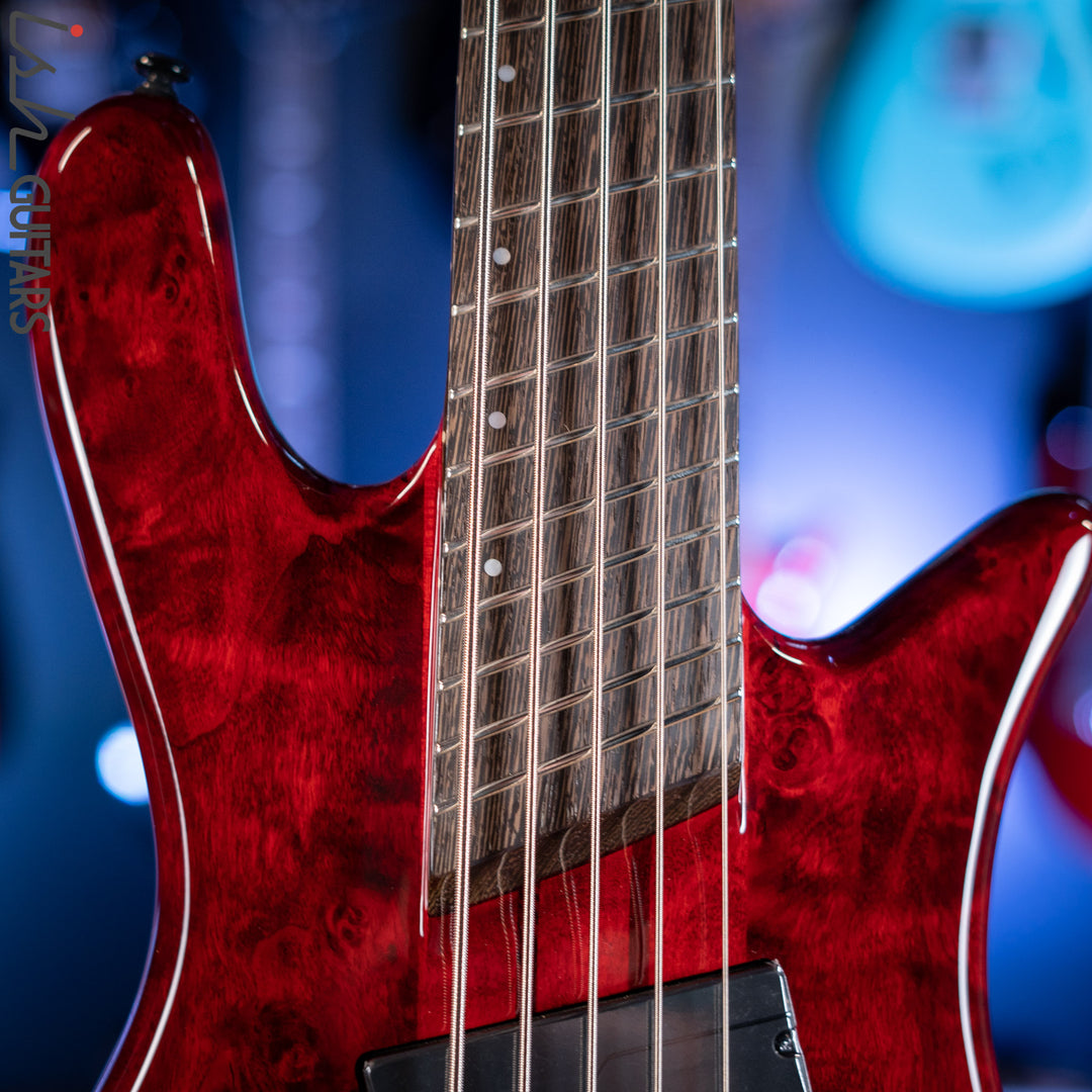 Spector NS Dimension 5 Multiscale Bass Inferno Red Gloss