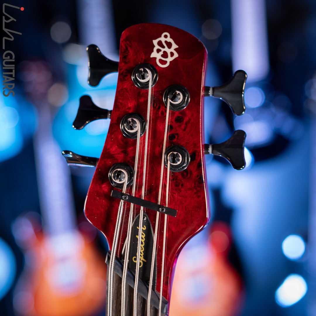 Spector NS Dimension 5 Multiscale Bass Inferno Red Gloss