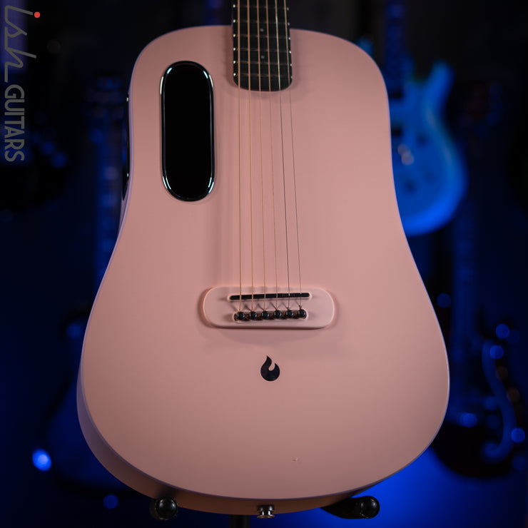 Lava Music Blue Lava Smart Acoustic Guitar Choral Pink/ Lavender w/ Airflow Bag