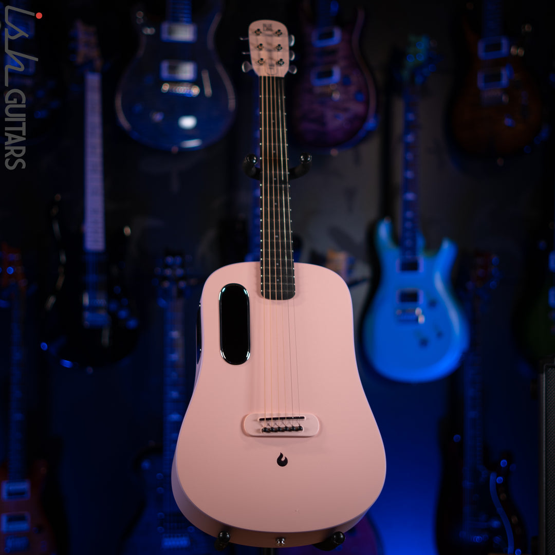 Lava Music Blue Lava Smart Acoustic Guitar Choral Pink/ Lavender w/ Airflow Bag