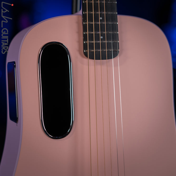 Lava Music Blue Lava Smart Acoustic Guitar Choral Pink/ Lavender w/ Airflow Bag