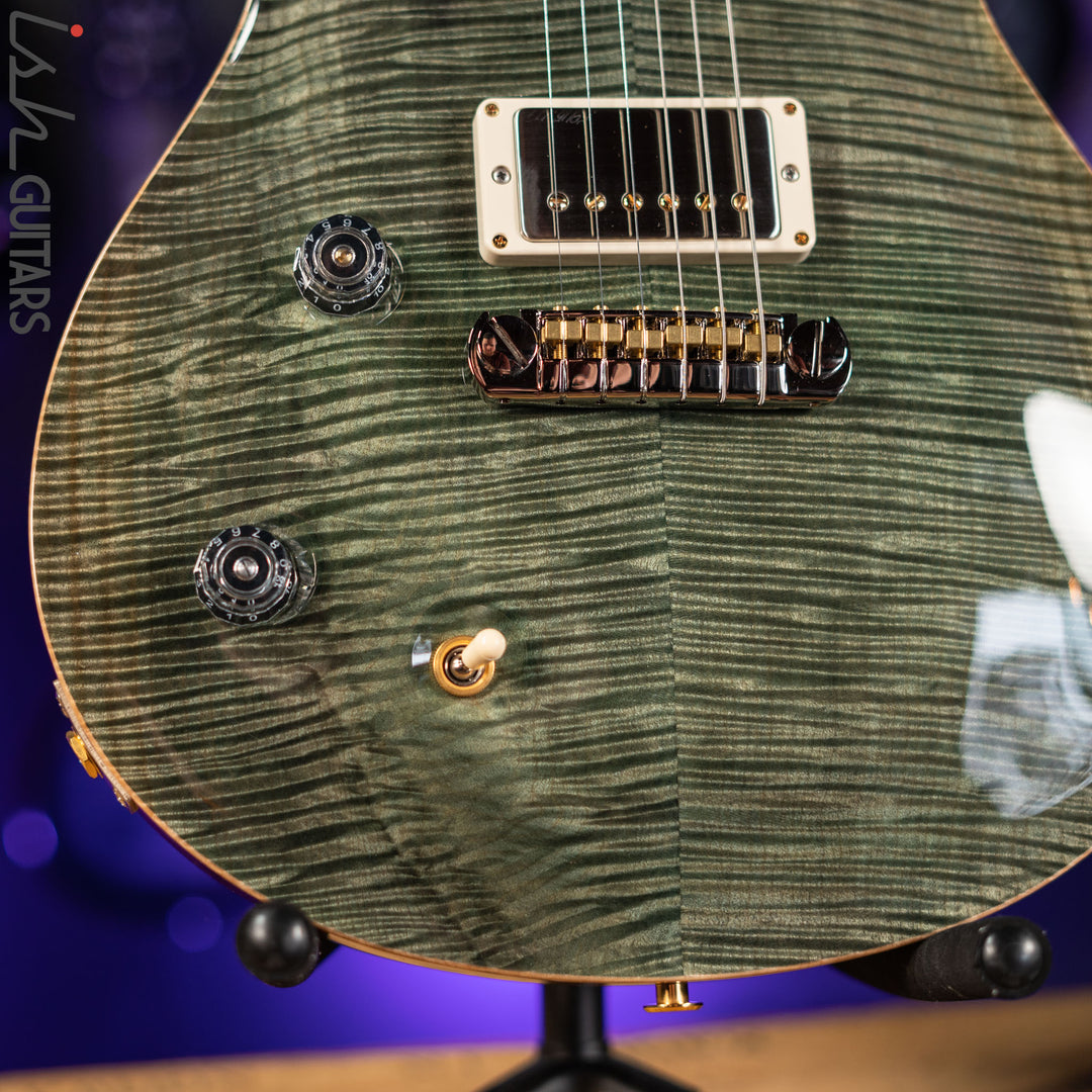 PRS McCarty Lefty Wood Library Trampas Green 10 Top Flame Maple Demo
