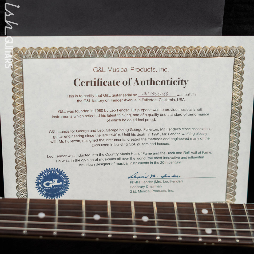 2019 G&amp;L USA Comanche Ruby Red Metallic