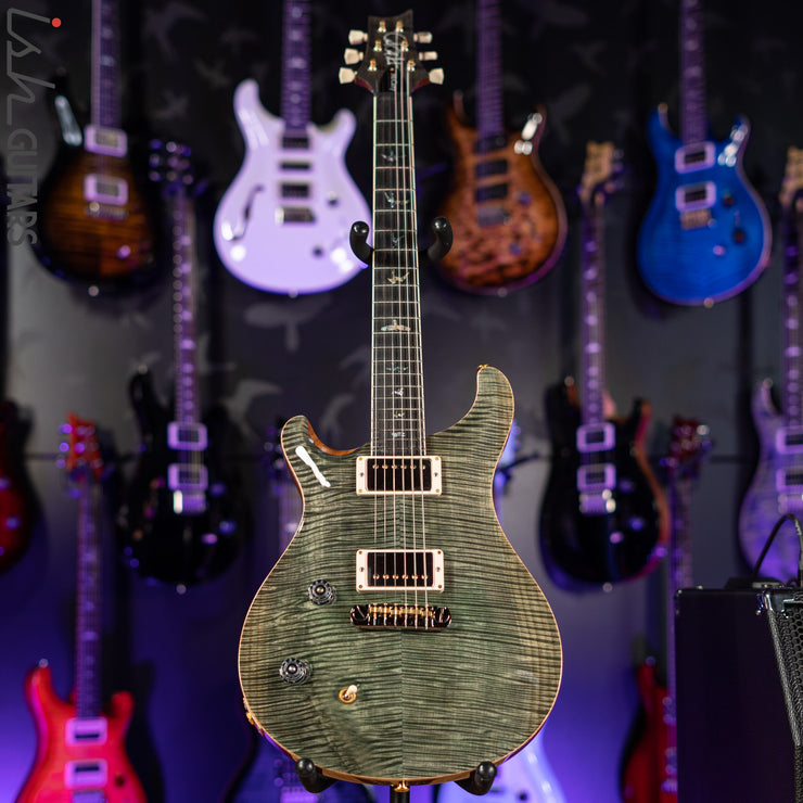 PRS McCarty Lefty Wood Library Trampas Green 10 Top Flame Maple Demo