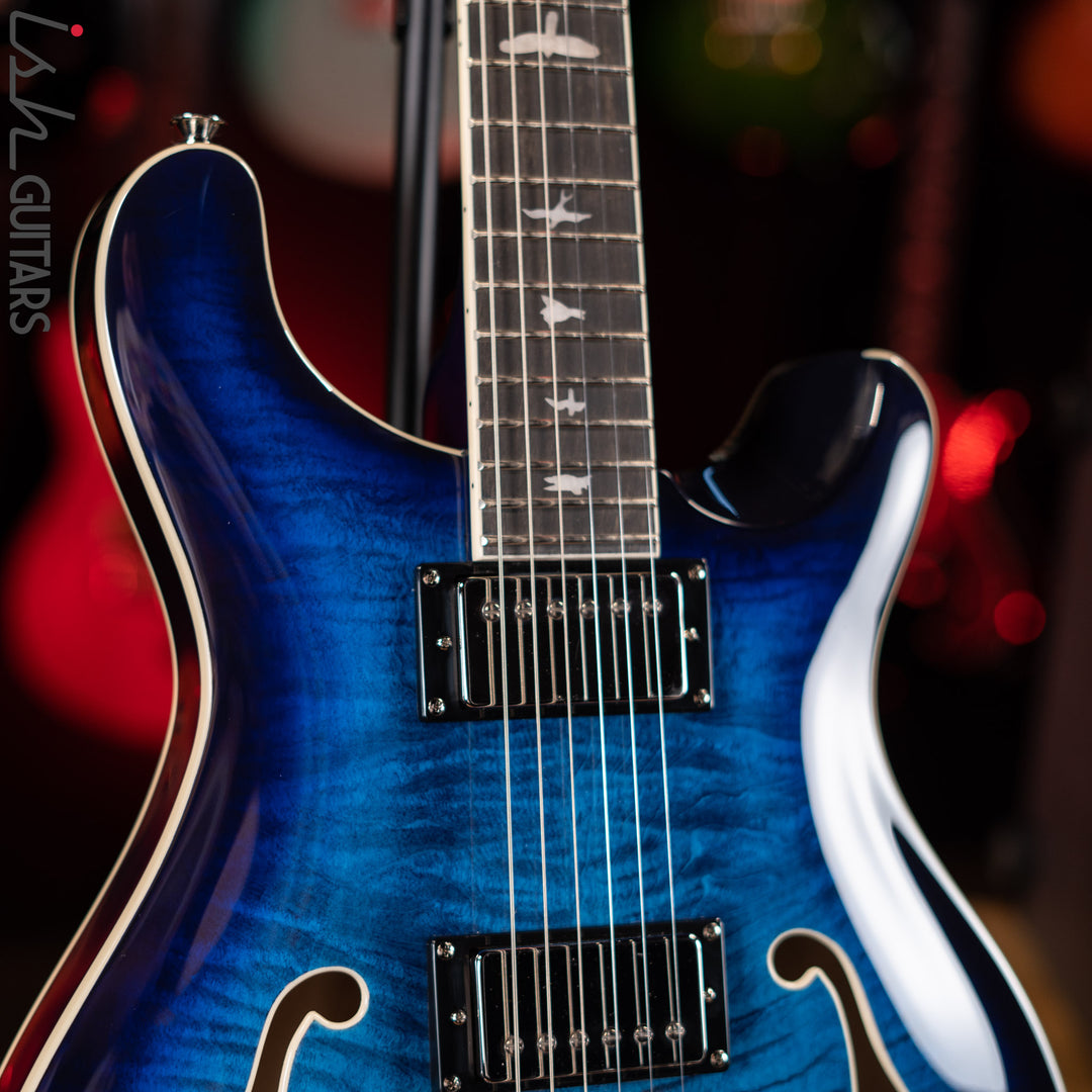 PRS SE Hollowbody II Faded Blue Burst