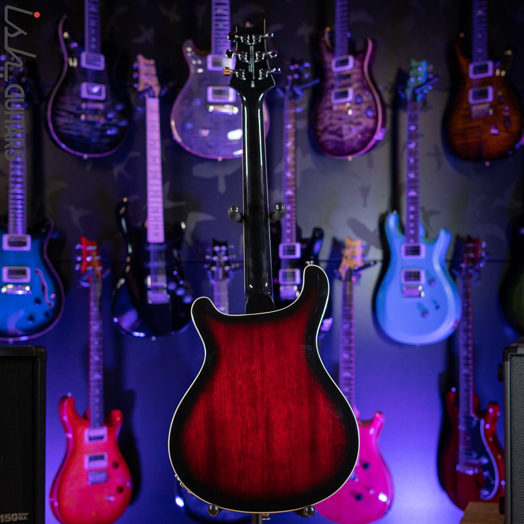 PRS SE Hollowbody Standard Electric Guitar Fire Red Burst