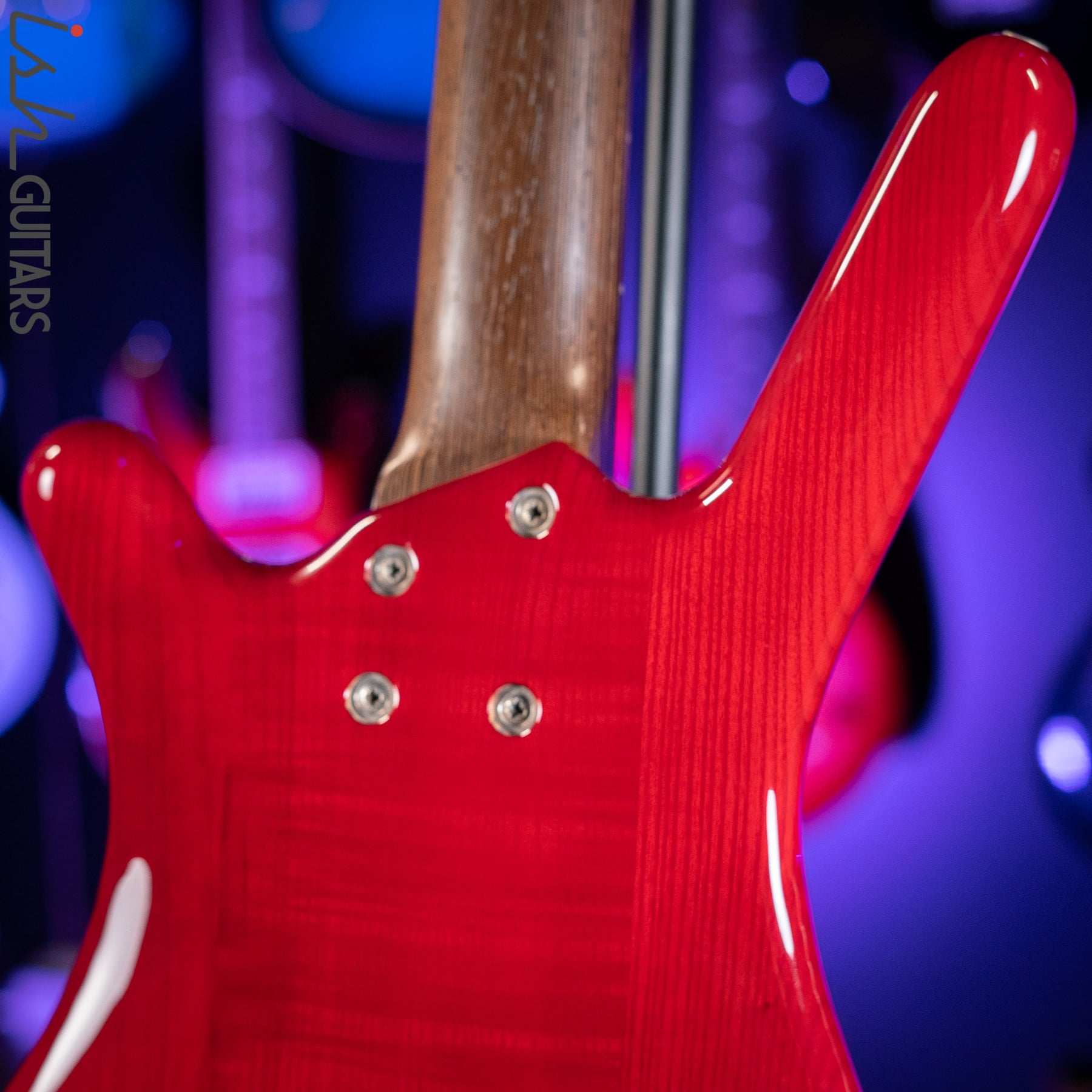1992 Warwick Pro Line Corvette Red – Ish Guitars