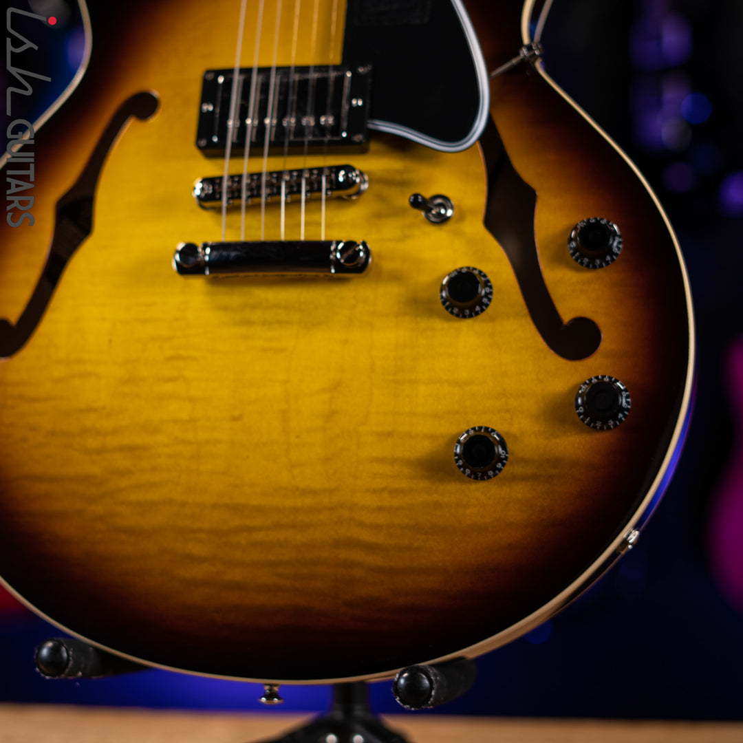 Heritage H-535 Semi-Hollow Electric Guitar Original Sunburst
