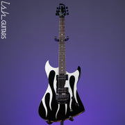 2007 Washburn DD61 Dan Donegan Signature Silver Flames