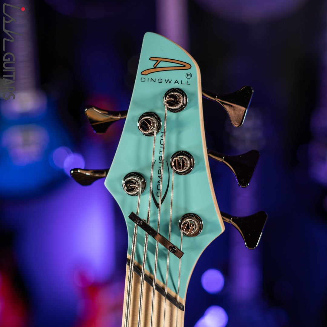 Dingwall NG-3 5-String Bass Celestial Blue Matte – Ish Guitars