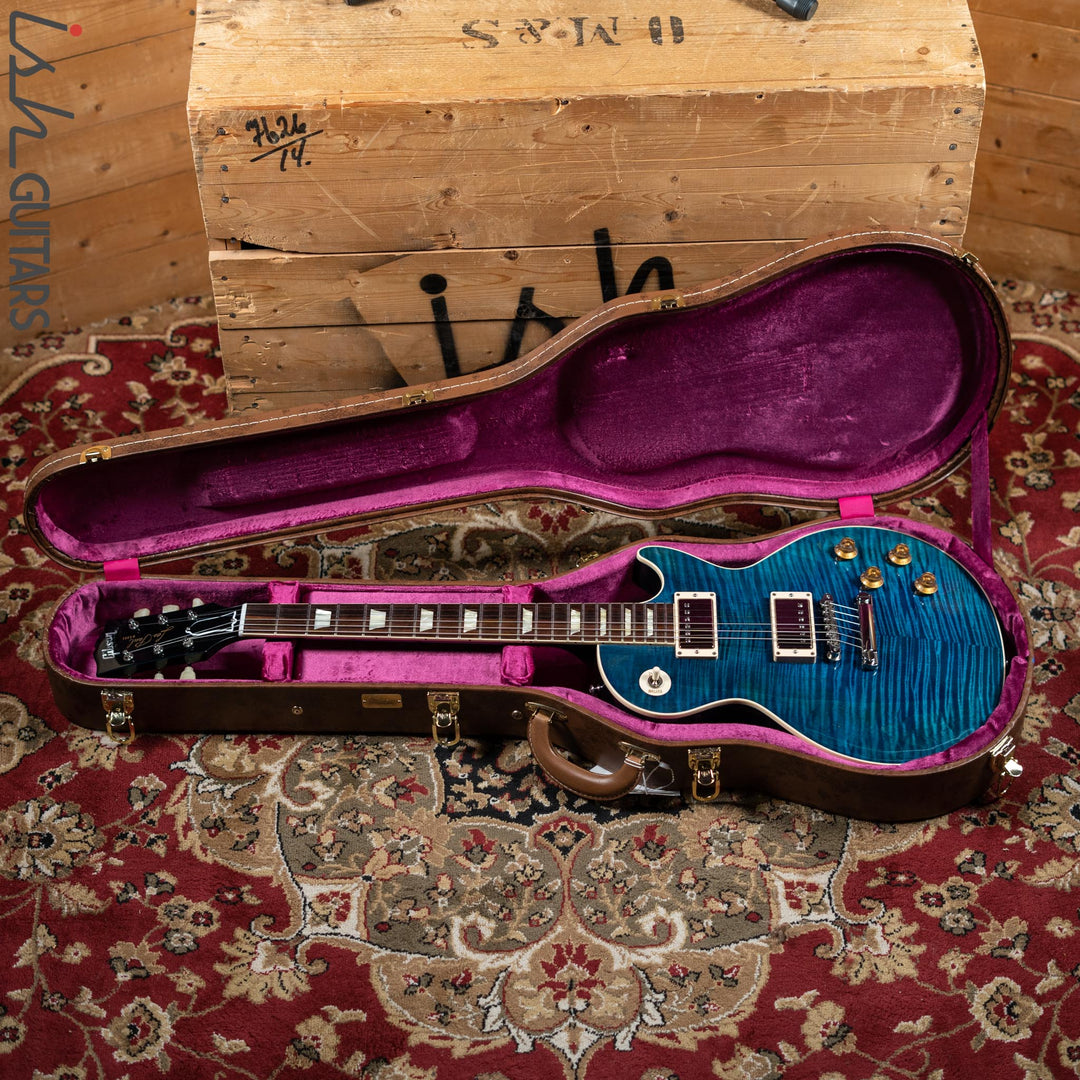 2016 Gibson R9 1959 Reissue Les Paul Ocean Blue - RARE!