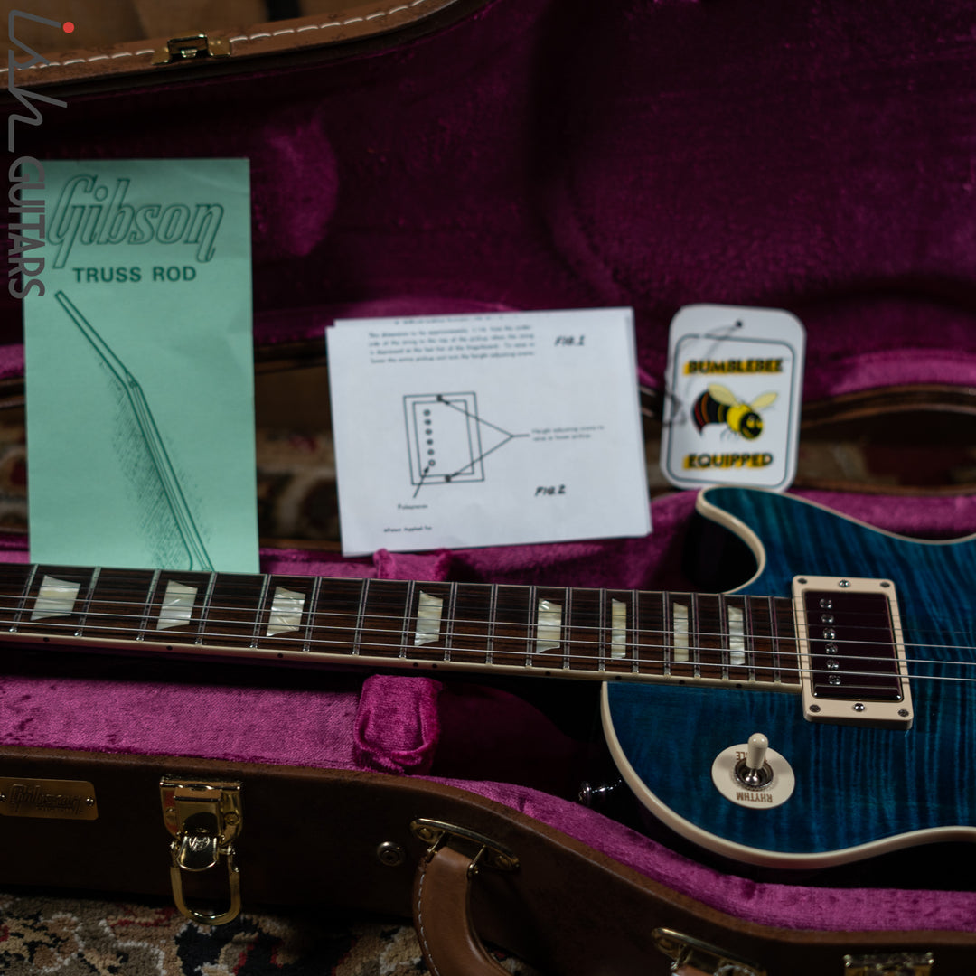 2016 Gibson R9 1959 Reissue Les Paul Ocean Blue - RARE!
