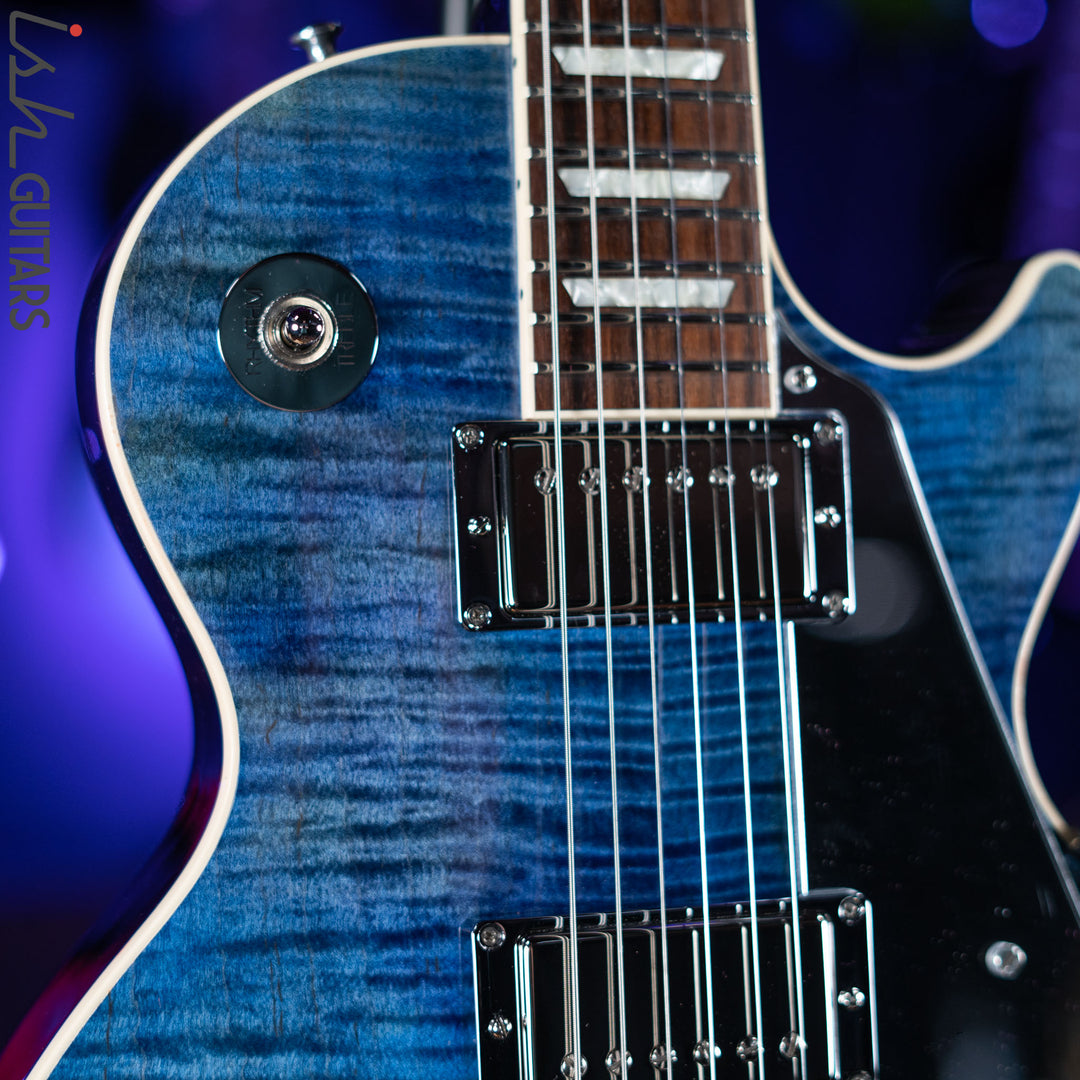 2017 Gibson Custom Shop USA Les Paul Bigsby (Class 5 COA) Faded Blue Flame