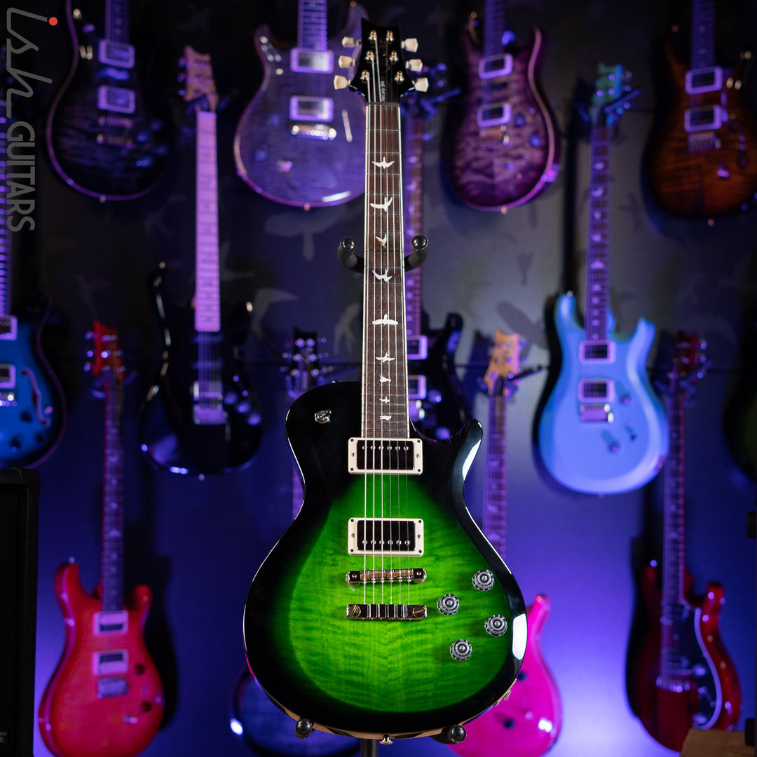 PRS S2 McCarty Singlecut 594 Emerald Green Black Wrap