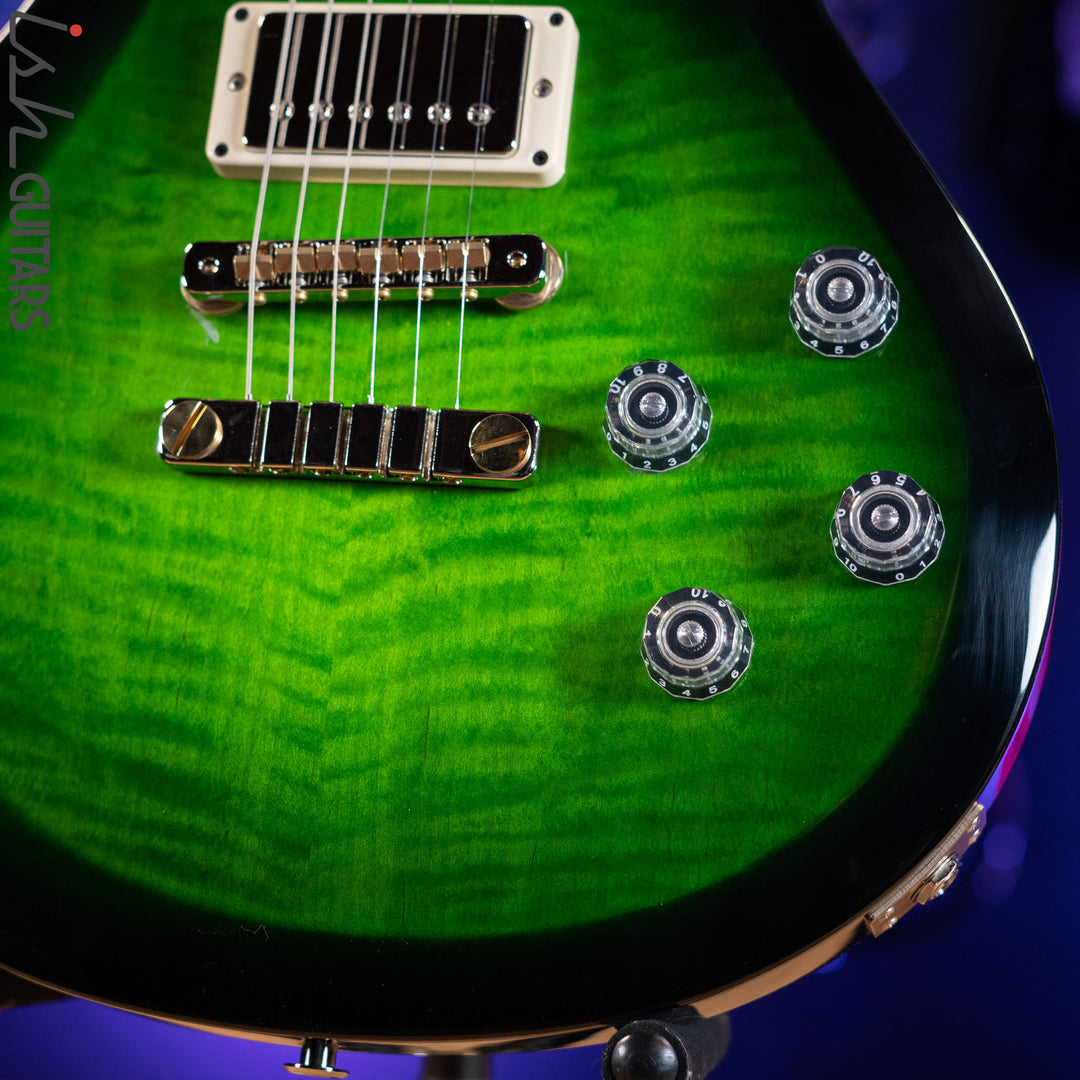 PRS S2 McCarty Singlecut 594 Emerald Green Black Wrap