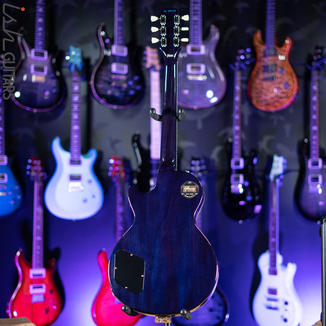 2017 Gibson Custom Shop USA Les Paul Bigsby (Class 5 COA) Faded Blue Flame
