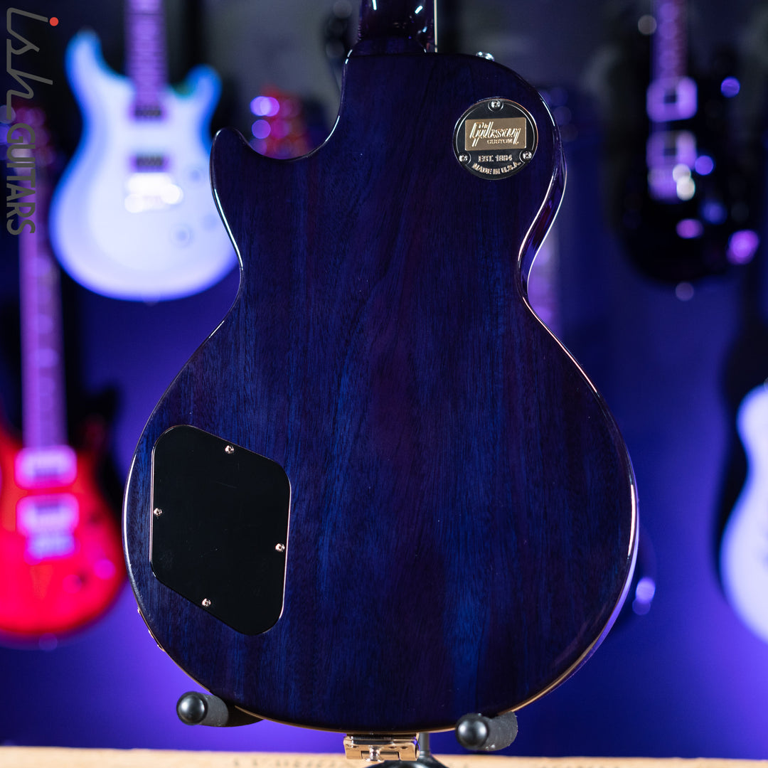 2017 Gibson Custom Shop USA Les Paul Bigsby (Class 5 COA) Faded Blue Flame