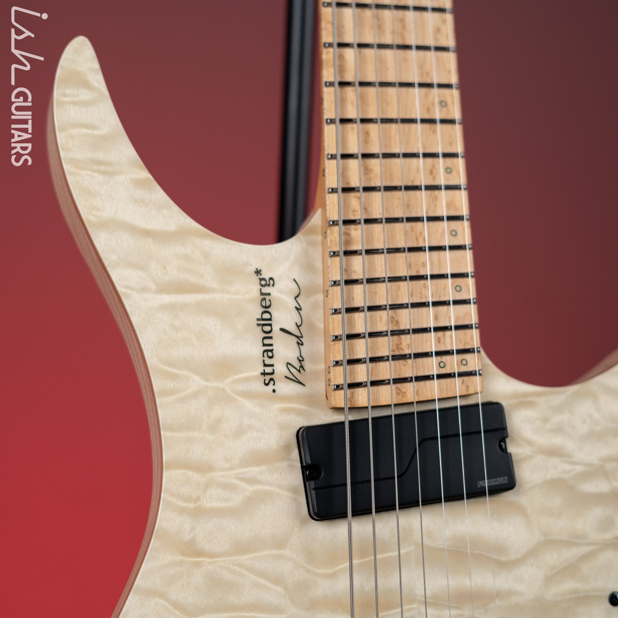 Strandberg Boden Original NX 7 Natural Quilted Maple – Ish Guitars